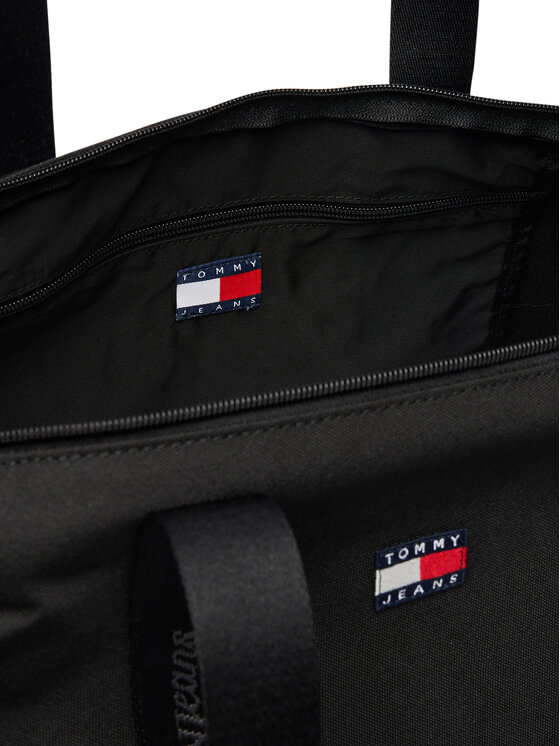 Tommy Jeans Rankinė Tommy Jeans Tjw Ess Daily Tote AW0AW19039 Juoda