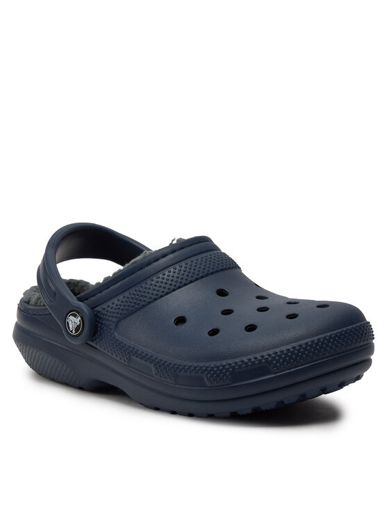 Crocs Шльопанці Crocs Classic Lined Clog 203591 Cиній