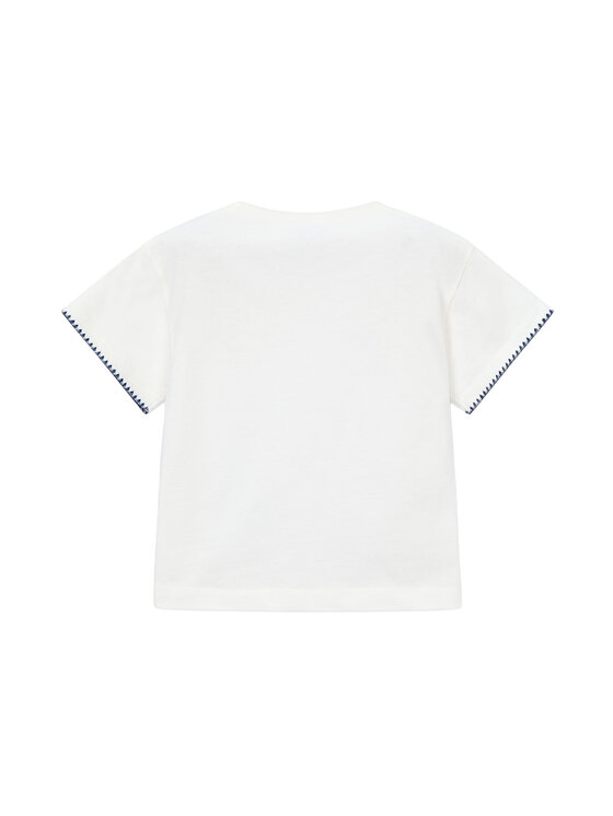 Mayoral Mayoral Camiseta 3013 Écru Regular Fit