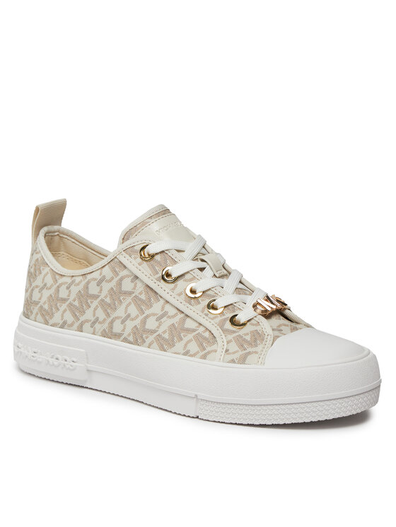MICHAEL Michael Kors Teniși MICHAEL Michael Kors Evy Lace Up 43H3EYFS1B Bej