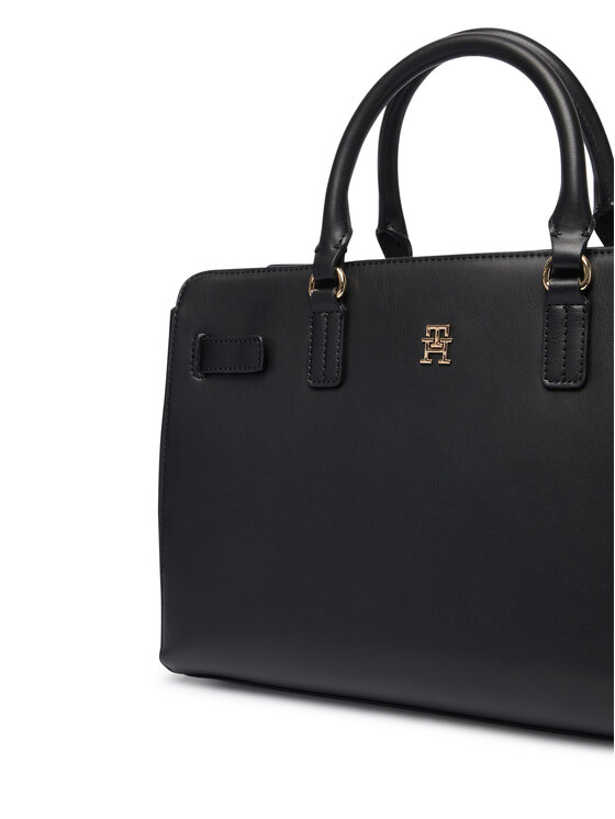Tommy Hilfiger Torebka Tommy Hilfiger Th Joy Satchel AW0AW19067 Czarny