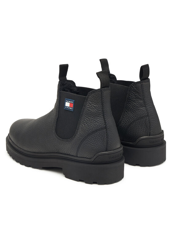 Tommy Jeans Botines Chelsea Tommy Jeans Tjm Chelsea Leather Wl EM0EM01670 Negro