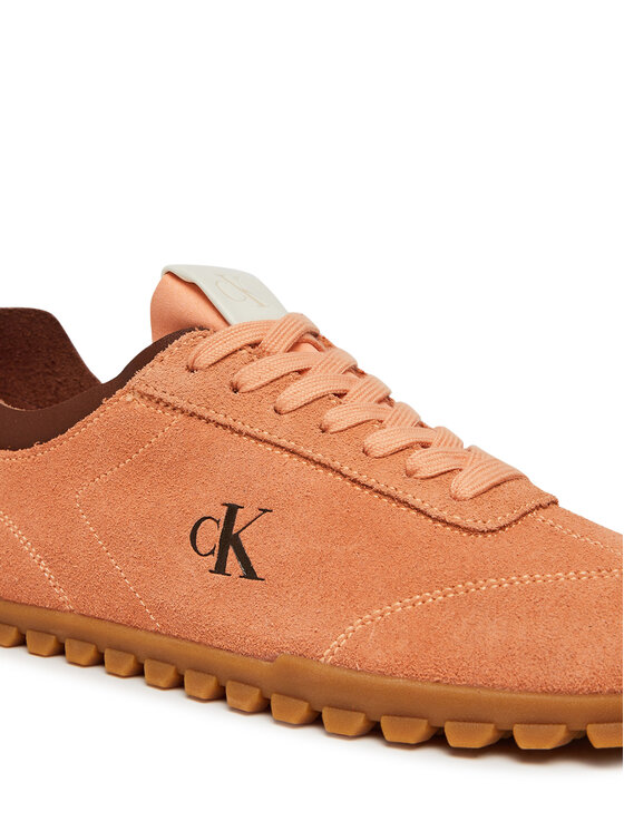 Calvin Klein Jeans Sneakers Calvin Klein Jeans Low Profile Runner Mg Sue YW0YW01898 Portocaliu