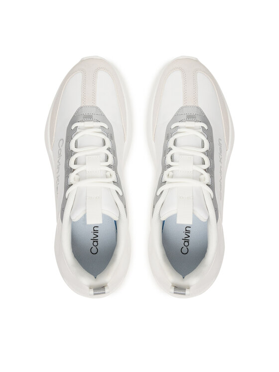 Calvin Klein Сникърси Calvin Klein Light Eva Runner Nyl-Sue HW0HW03149 Бял