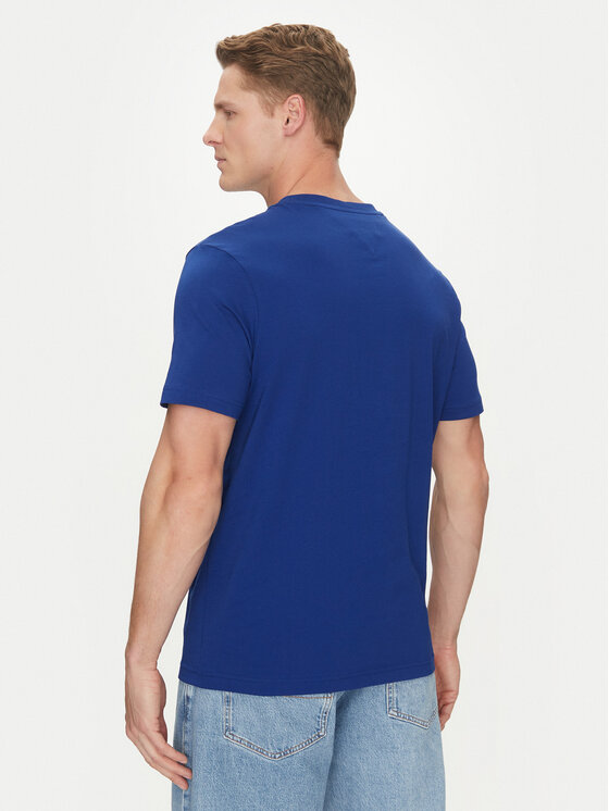 Tommy Hilfiger Tommy Hilfiger T-shirt Center Stack MW0MW38621 Blu Regular Fit