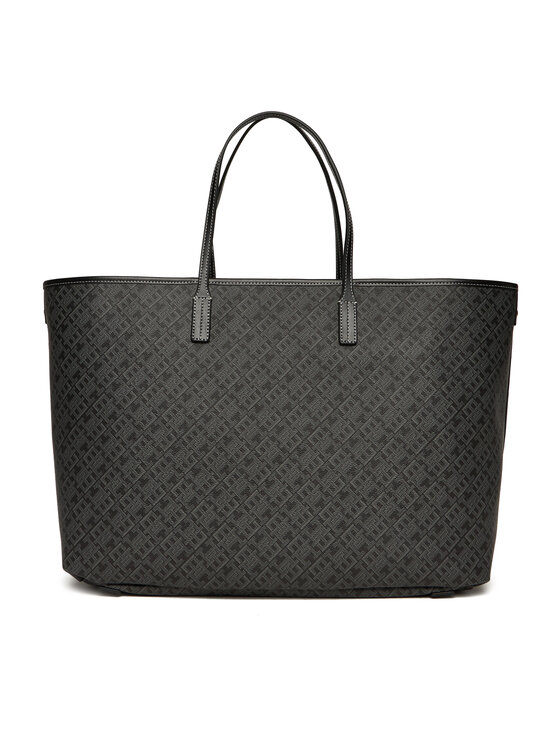 Tommy Hilfiger Geantă Tommy Hilfiger Th Monoplay Le Maxi Tote AW0AW17697 Negru