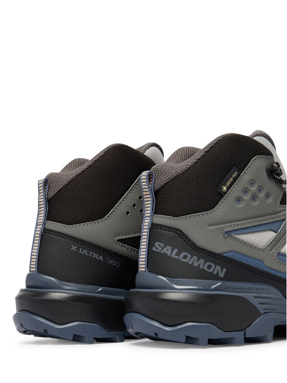 Salomon Trekkingschuhe Salomon X Ultra 360 Mid GTX  L45390700 Grau