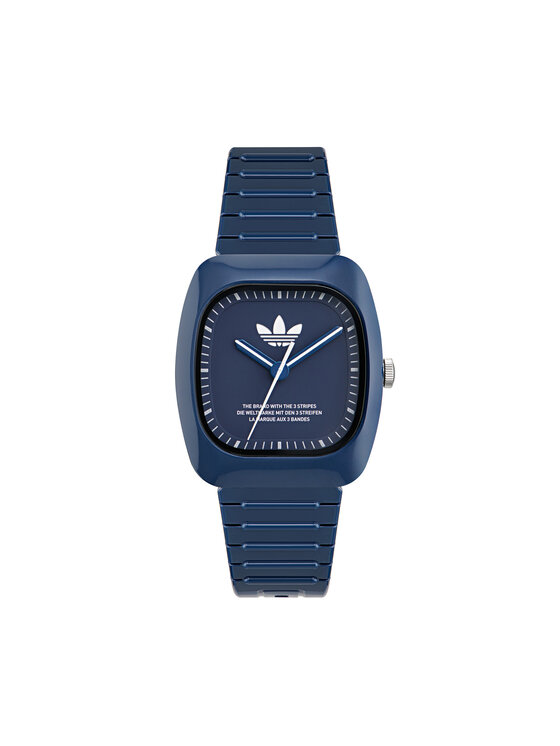 adidas Originals Hodinky adidas Originals Retro Wave One AOSY24029 Modrá