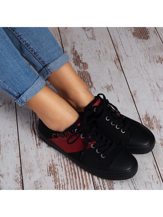 Calvin Klein Jeans Scarpe da ginnastica Calvin Klein Jeans Deena RE9803 Nero