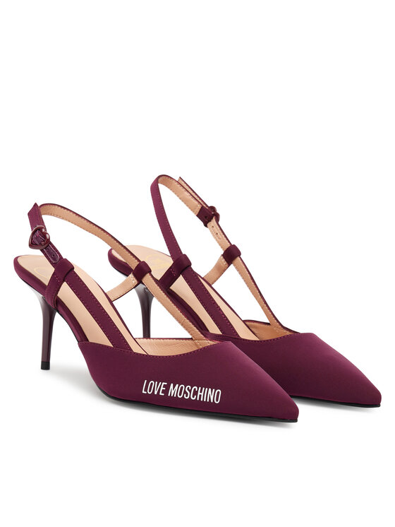 LOVE MOSCHINO Туфлі на шпильці LOVE MOSCHINO JA10267G1NIMX55641 Бордовий