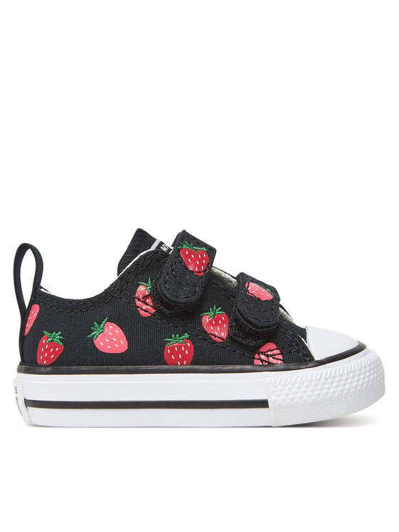Converse Кецове Converse Chuck Taylor All Star Strawberries Easy-On A14929C Черен