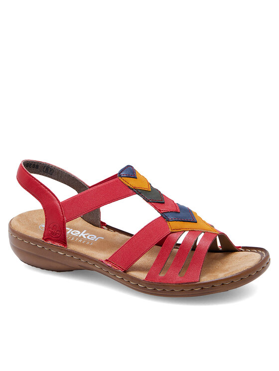Rieker Sandali Rieker 60804-33 Rosso