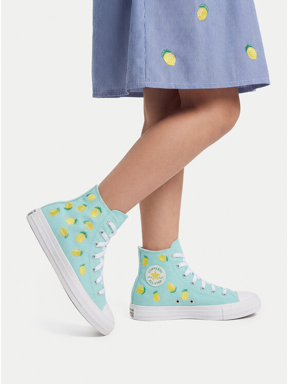Converse Кеди Converse Chuck Taylor All Star Citrus A16555C Голубий