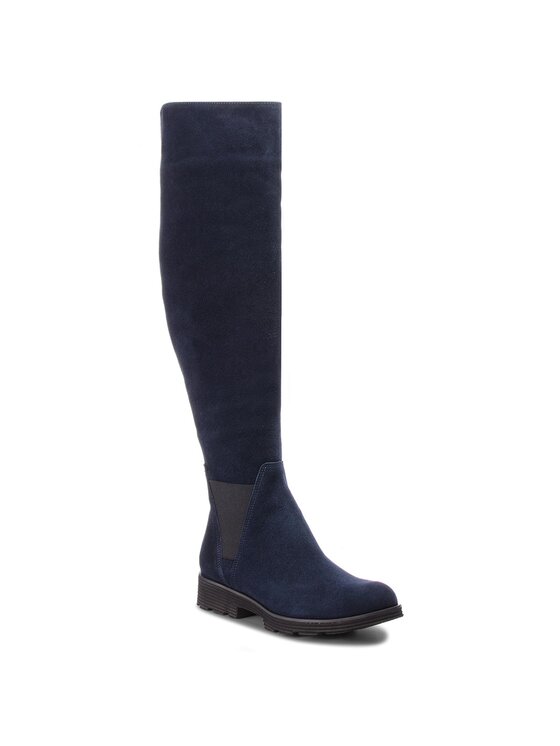 Sergio Bardi Μπότες πάνω από το γόνατο Sergio Bardi Casei FW127363018GM Σκούρο μπλε