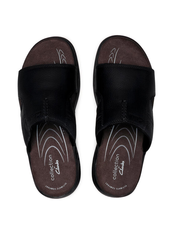Clarks Klapki Clarks Hapsford Slide 261580857 Czarny