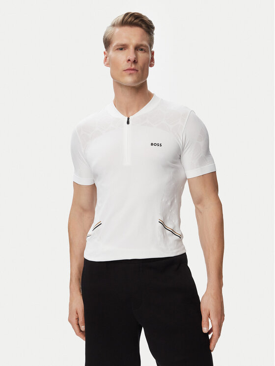 BOSS BOSS Camiseta Game 2 50564794 Blanco Slim Fit