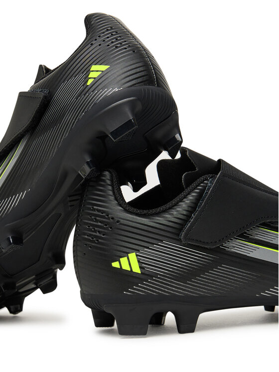 adidas Buty do piłki nożnej adidas F50 Club Hook-and-Loop Firm/Multi-Ground Boots Kids JI0037 Czarny