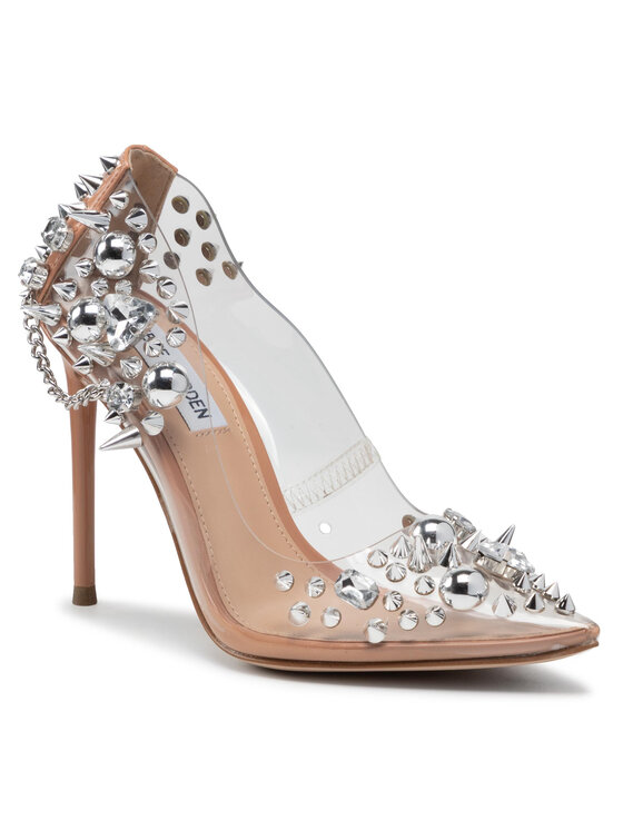 Steve Madden Pantofi cu toc subțire Steve Madden Veronicka SM11001794-02002-494 Argintiu
