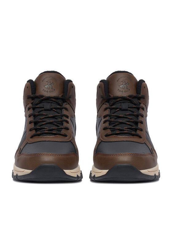 Beverly Hills Polo Club Schnürschuhe Beverly Hills Polo Club CEO-JORGOS MP40 Dunkelbraun