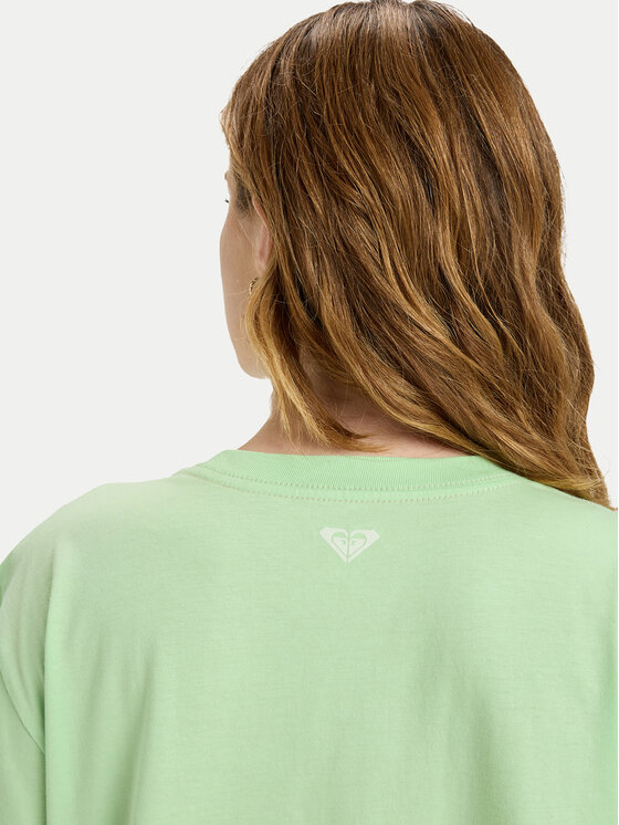 Roxy Roxy Camiseta Hangloose The Sky ERJZT06020 Verde Regular Fit