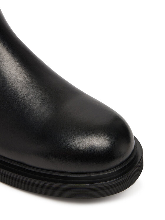 KARL LAGERFELD Kotníková obuv s elastickým prvkem KARL LAGERFELD KL12244 Černá