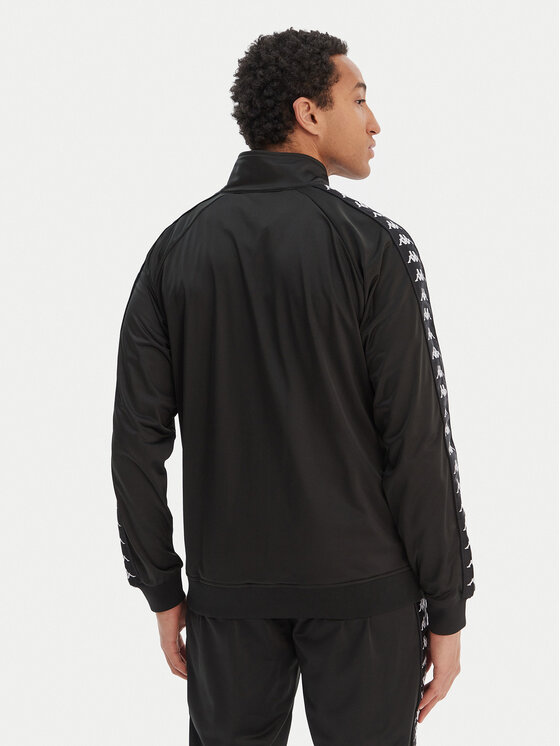 Kappa Kappa Felpa Banda Anniston 301EFU0 Nero Slim Fit