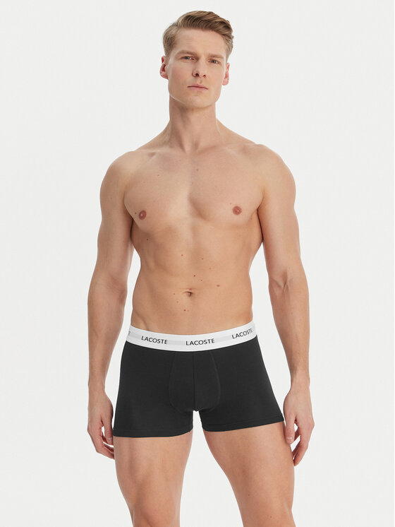 Lacoste Lacoste Conjunto de calzoncillos boxer 5H5150 Negro