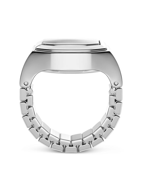 Fossil Годинник Fossil Watch Ring ES5482 Срібний