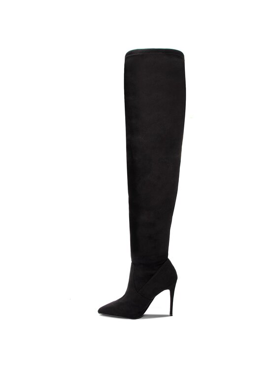 Steve Madden Чоботи Steve Madden Dade Overknee Boot SM11000150-04001-001 Чорний