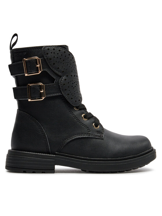 Geox Botki Geox J Eclair Girl J369QN 000BC C9999 M Czarny