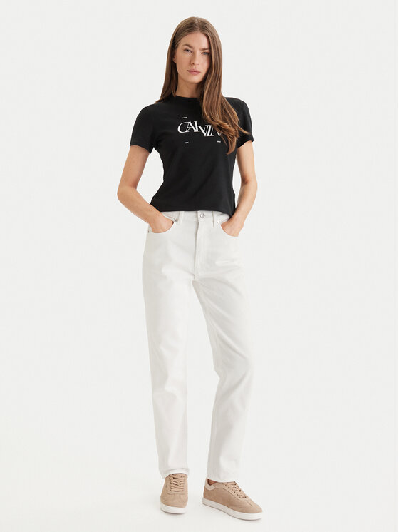 Calvin Klein Jeans Calvin Klein Jeans Camiseta Seasonal LV047F808G Negro Slim Fit