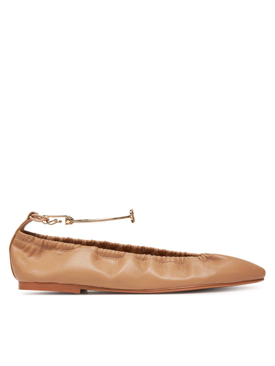 TWINSET Balerinke TWINSET 251TCP150 Rjava
