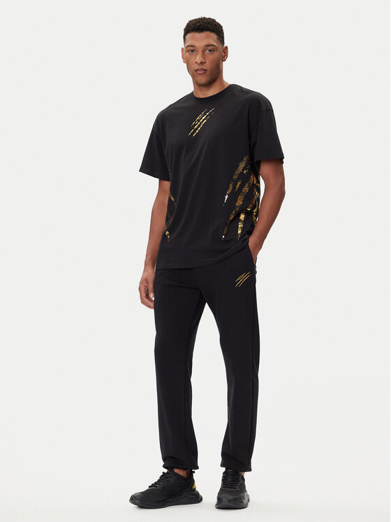 Plein Sport Plein Sport Футболка FAEC MTK8358 STE001N Чорний Loose Fit