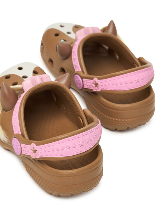 Crocs Шльопанці Crocs Toddler Classic IAM Horse Clog 211371 Коричневий