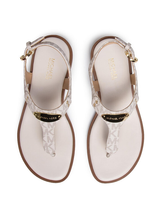 MICHAEL Michael Kors Sandály MICHAEL Michael Kors Mini Mk Logo 40R5MKFA1B Béžová