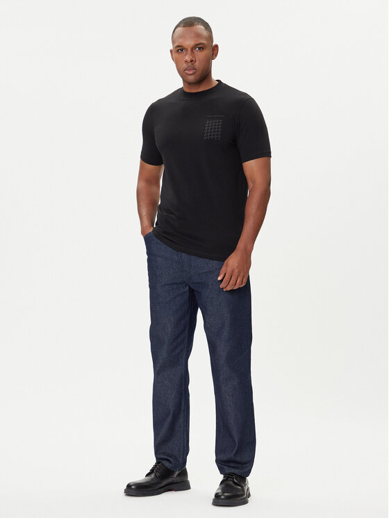 KARL LAGERFELD KARL LAGERFELD Camiseta 755034 554221 Negro Regular Fit