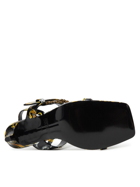 Versace Jeans Couture Босоніжки Versace Jeans Couture 78VA3S71 Чорний