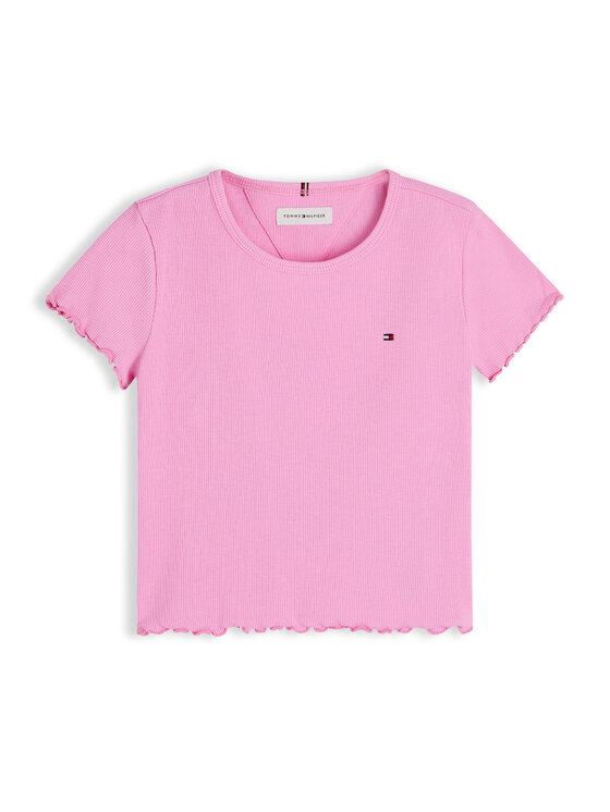 Tommy Hilfiger Tommy Hilfiger Camiseta Essential KG0KG08590 Rosa Regular Fit