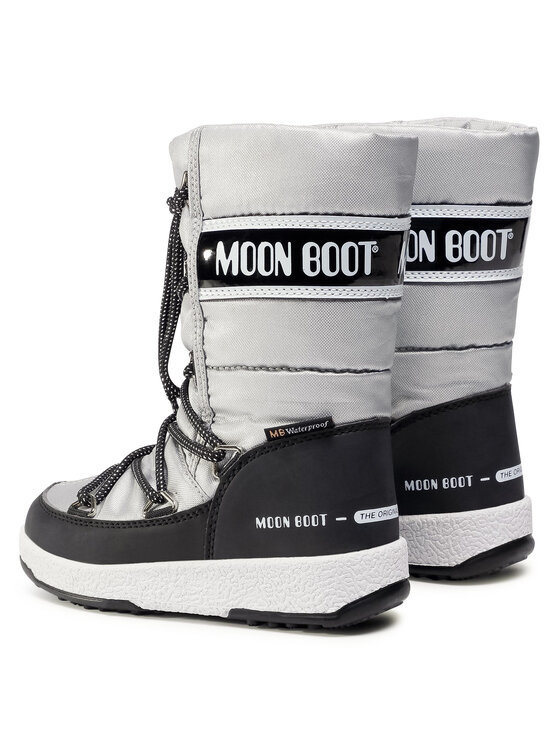 Moon Boot Stivali da neve Moon Boot Jr G.Quilted Wp 34051400006 M Argento