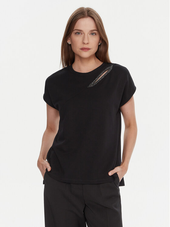 LOLA CASADEMUNT LOLA CASADEMUNT Camiseta LF2515024 Negro Regular Fit