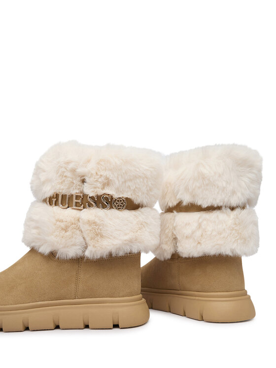 Guess Cizme de zăpadă Guess FLFMEL ELE10 Bej