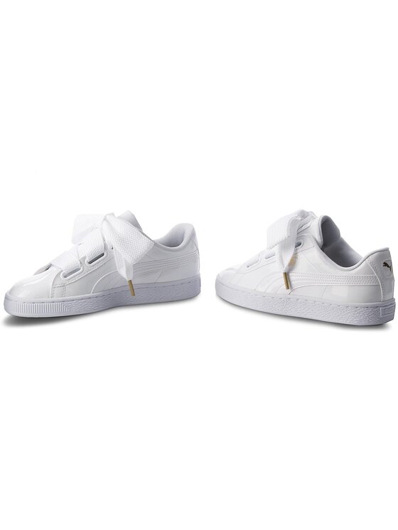 Puma Сникърси Puma Basket Heart Patent 363073 02 Бял