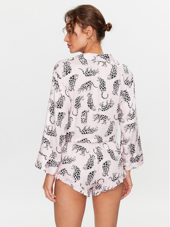 Hunkemöller Hunkemöller Zgornji del pižame 203159 Roza Comfortable Fit