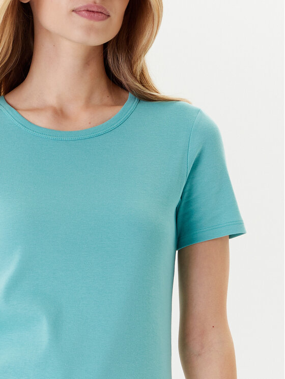 United Colors Of Benetton United Colors Of Benetton Majica 3GA2E16A0 Zelena Regular Fit