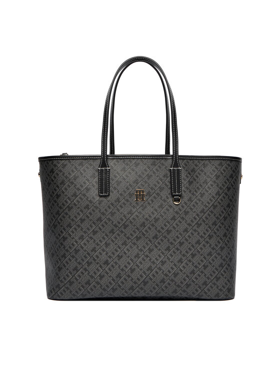 Tommy Hilfiger Kabelka Tommy Hilfiger Th Monoplay AW0AW17696 Čierna