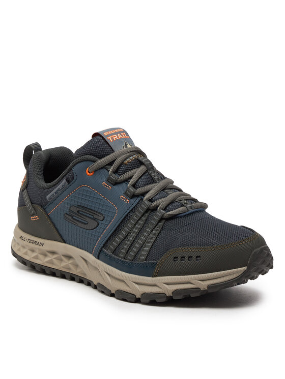 Skechers Trekingová obuv Skechers Escape Plan 51591/NVOR Tmavomodrá