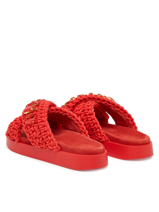 Inuikii Шльопанці Inuikii Woven Stones 1004.003.0073 Червоний