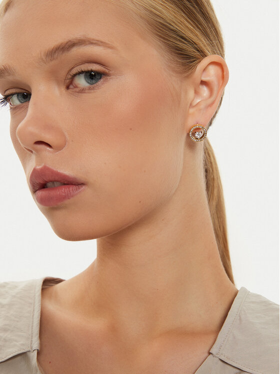 Guess Náušnice Guess JUBE04 666JW Zlatá