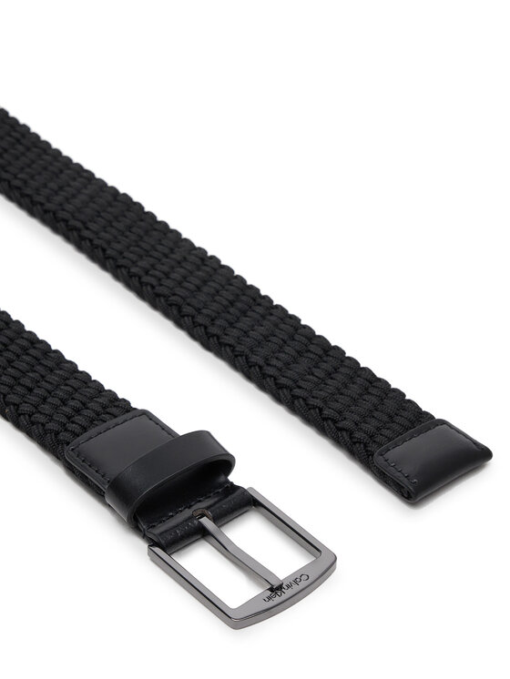 Calvin Klein Vyriškas Diržas Calvin Klein Ck Casual Elastic Braided 35Mm K50K512839 Juoda