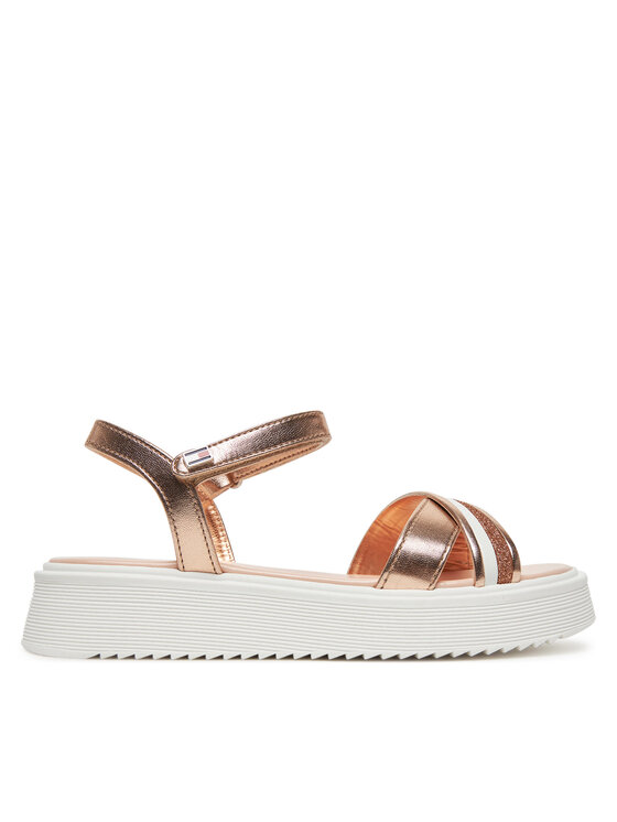 Tommy Hilfiger Sandale Tommy Hilfiger Sandal T4A2-33800-0569 M Ružičasto zlato